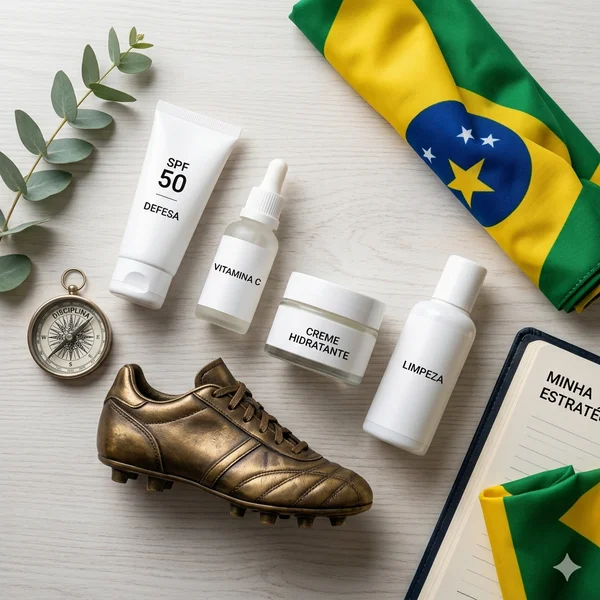 Detalhe: Brilho em Campo: O que a Copa Feminina nos ensina sobre Skincare