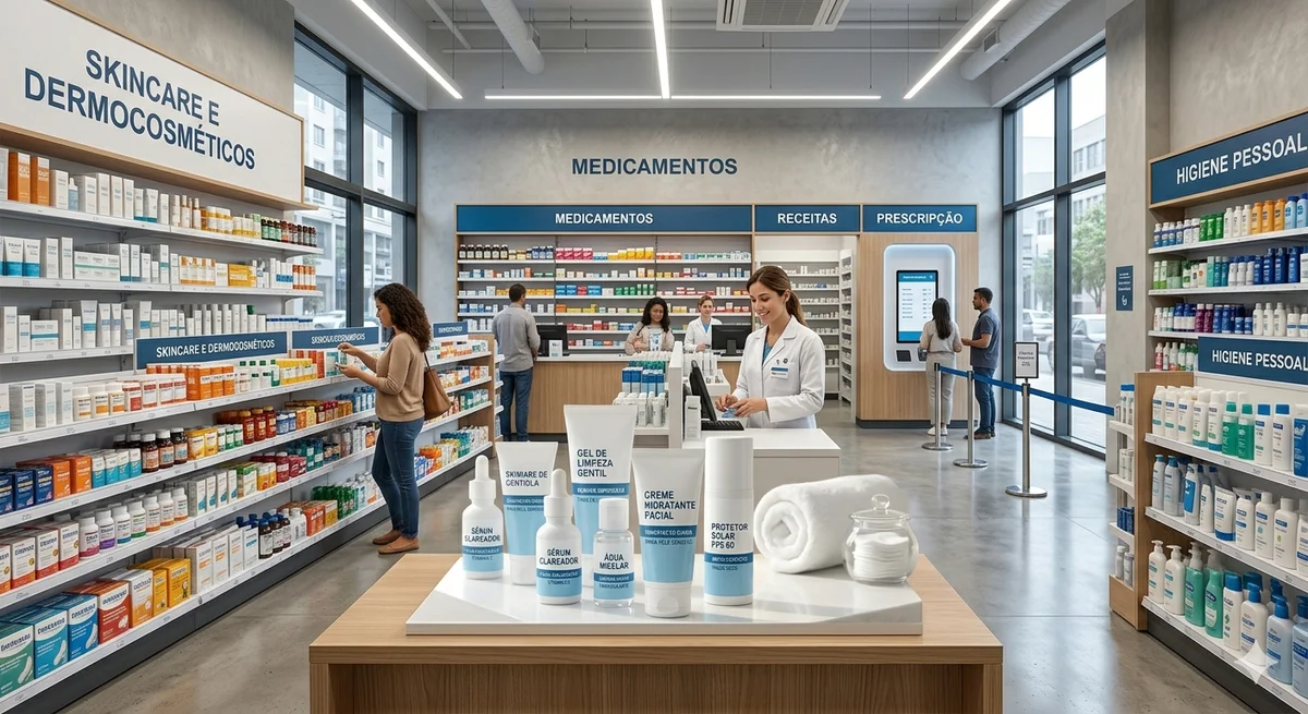 Skincare de Farmácia em 2026: O Guia para uma Pele Perfeita Gastando Pouco