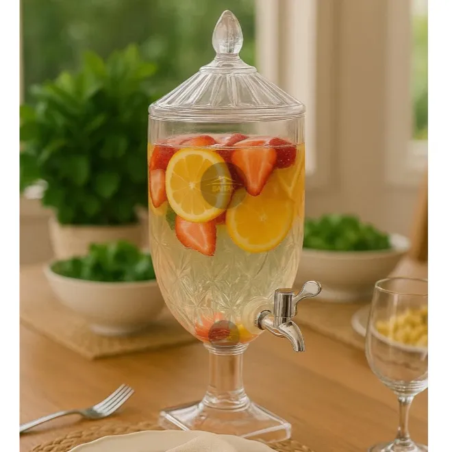Suqueira Modelo Diamond 4,5L em Acrílico Transparente – Xplast
